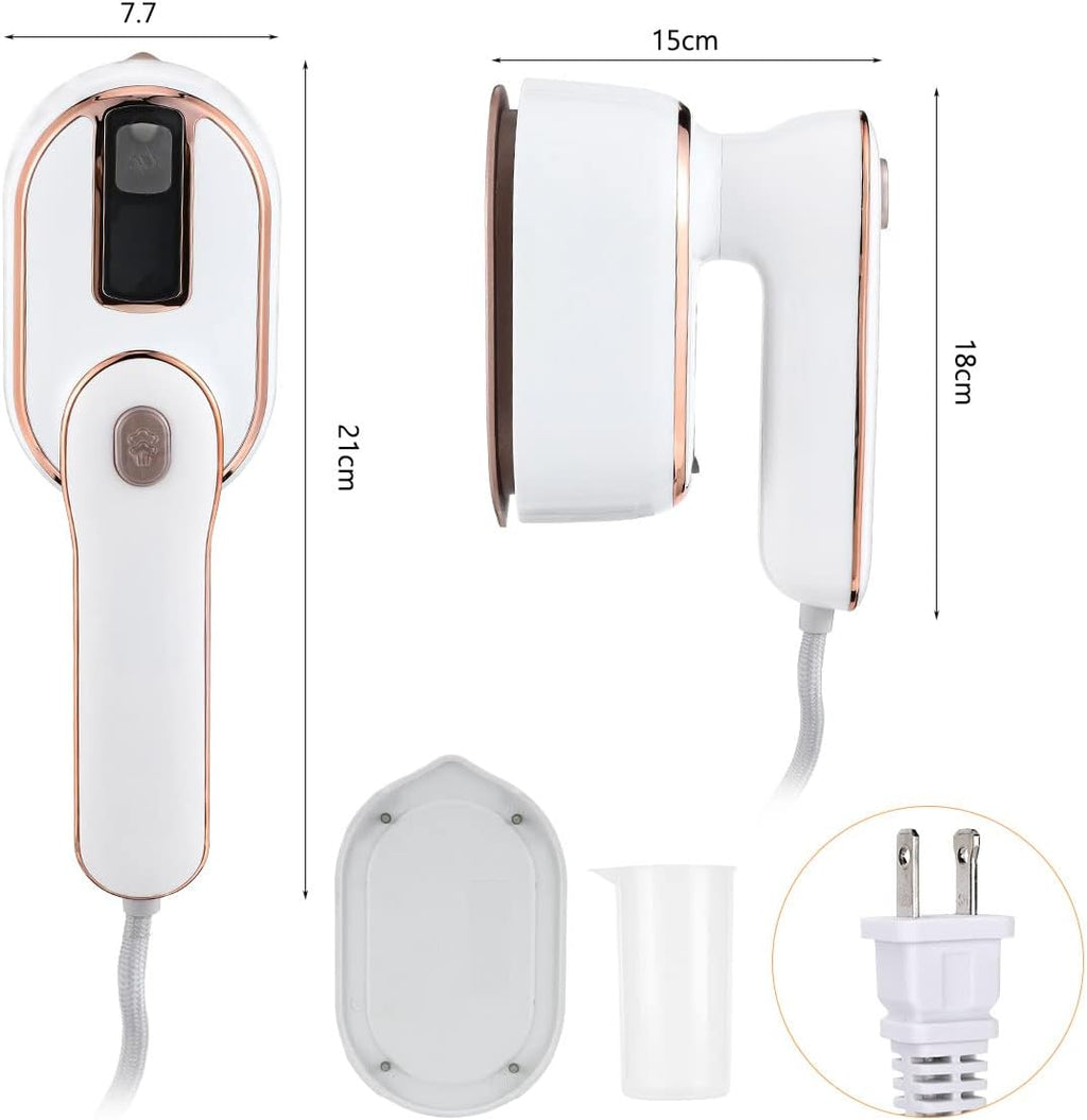 Mini Plancha de Vapor para Ropa, Biupky Vaporizador de Viaje para Ropa Portátil