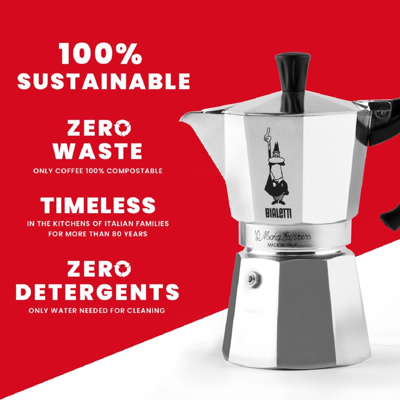 Cafetera de Espresso Icónica para Estufa