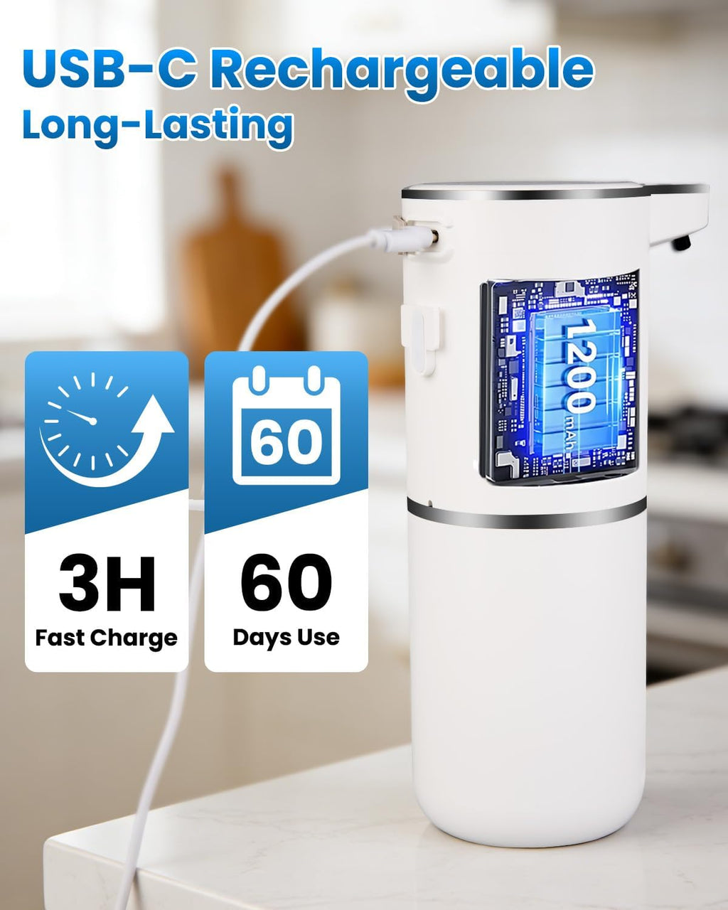 FlowSense - Dispensador automático de jabón líquido by LlegaYa