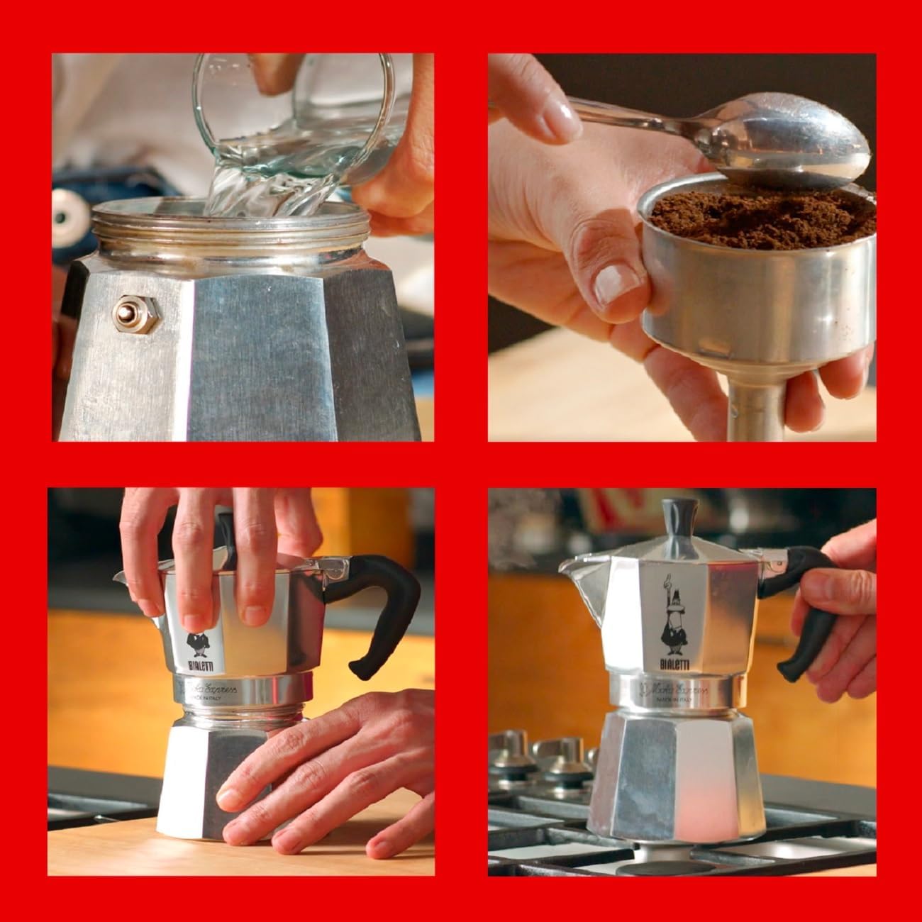 Cafetera de Espresso Icónica para Estufa