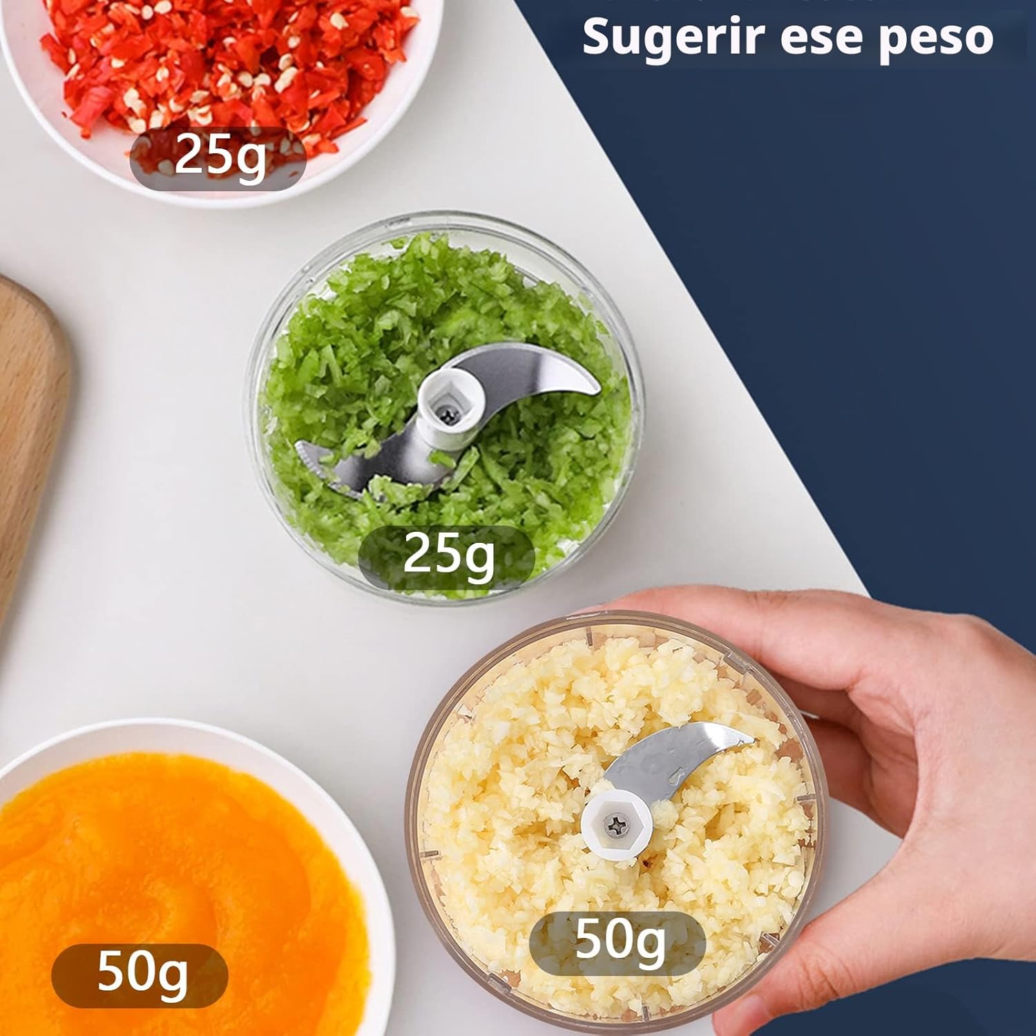 Mini procesador de alimentos de 3.4 onzas (100 ml)