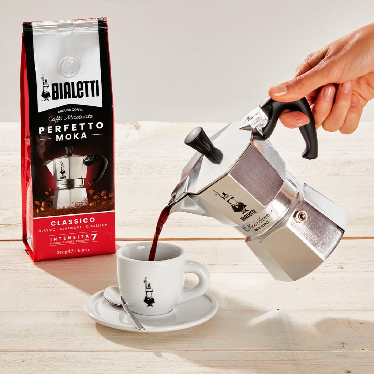 Cafetera de Espresso Icónica para Estufa