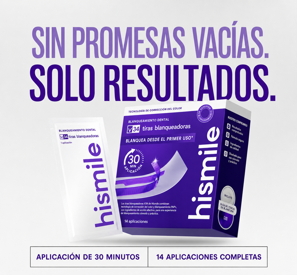 Hismile Tiras V34 (Paquete de 2)